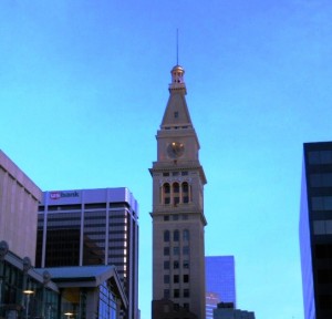 D&F Clock Tower Downtown Denver