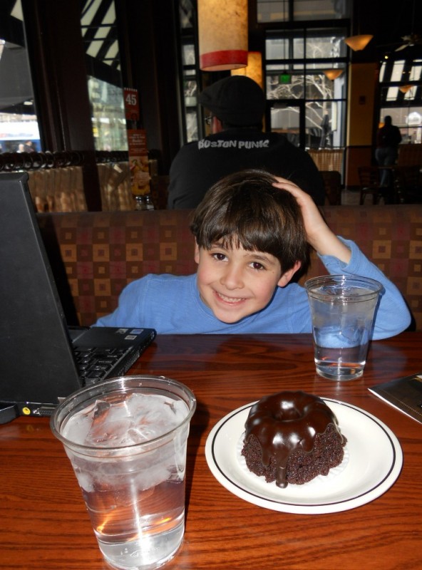 preston and a mini bundt