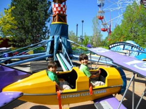 plane ride at kiddie land