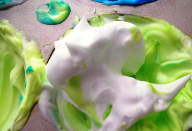 pretty green shave cream