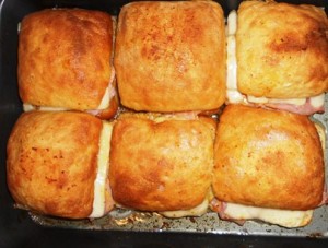 Hot Ham and Cheese Sliders