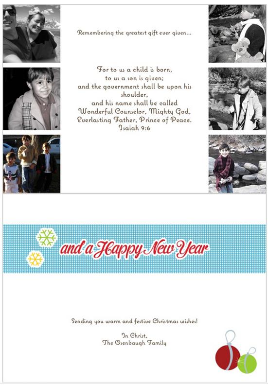 Shutterfly Christmas Card