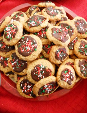 Chocolate Christmas Cookies