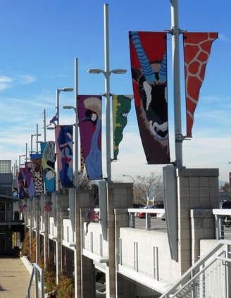 Denver Zoo flags