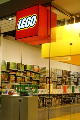 Lego store entrance