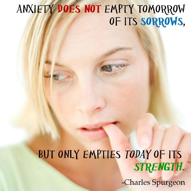 Charles Spurgeon quote on Worry