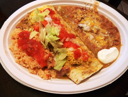 New Mexican Food Plate
