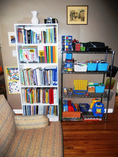 Living Room/Homeschool Room