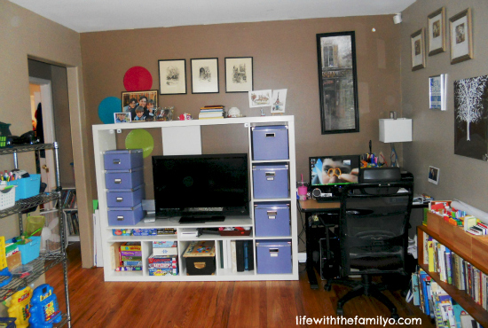 Living Room/Homeschool Room
