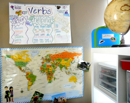 Living Room/Homeschool Room