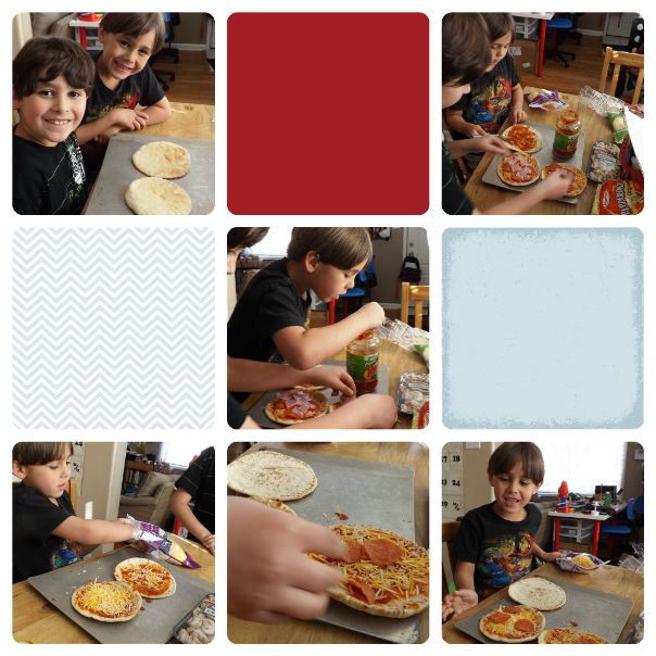 Kids Homemade Pizzas